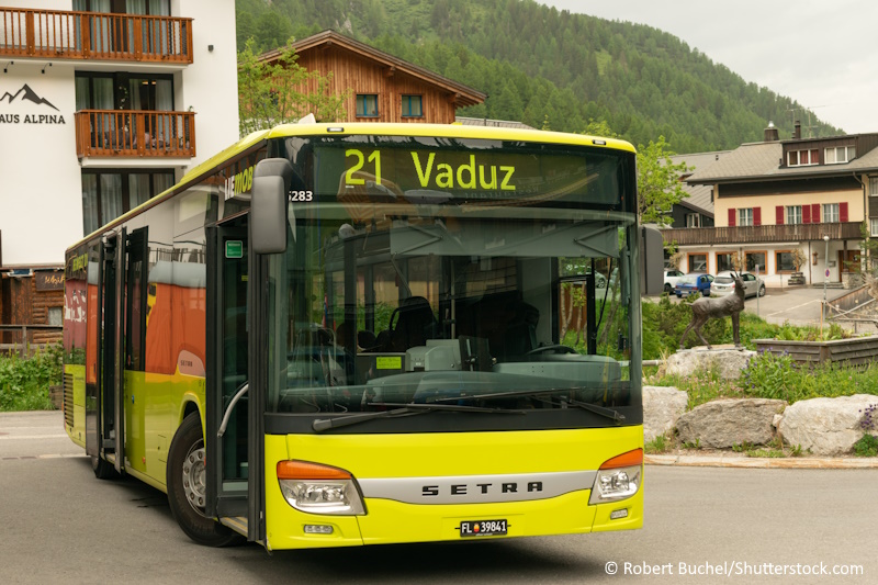 Liechtenstein reizen bus