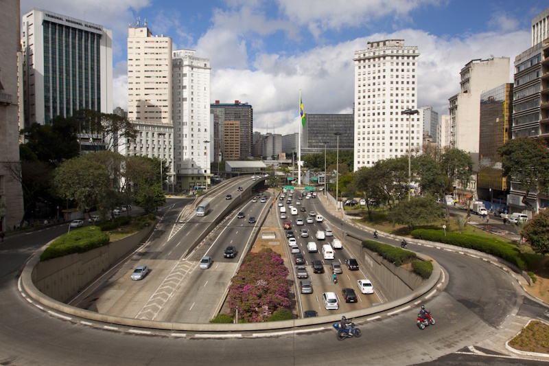 Sao Paulo verkeersdrukte