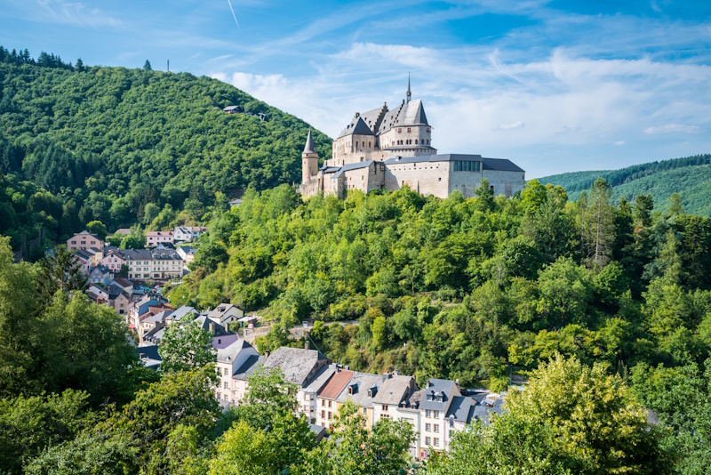 Vianden kasteel Luxemburg