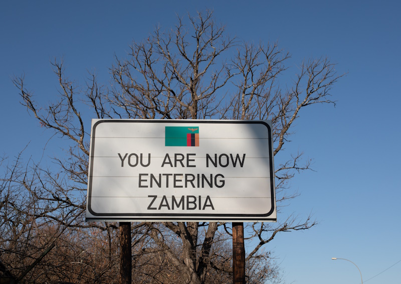 Zambia reizen grens