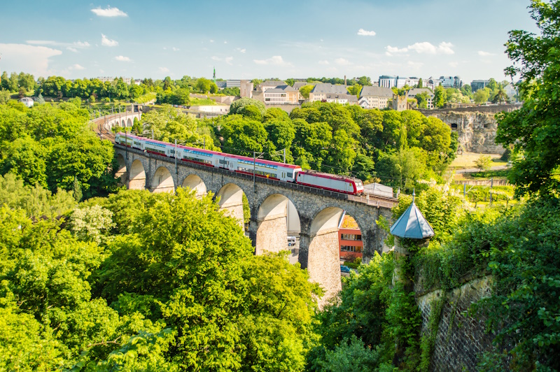 Luxemburg reizen trein