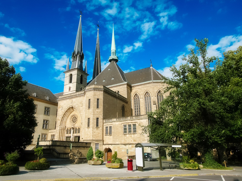 Kathedraal in Luxemburg Stad