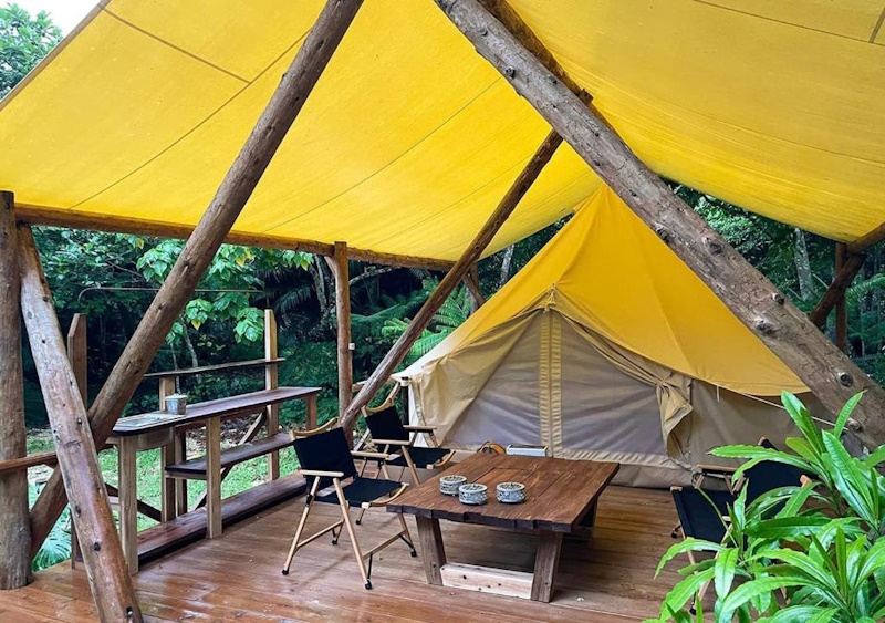 Okinawa jungle tent