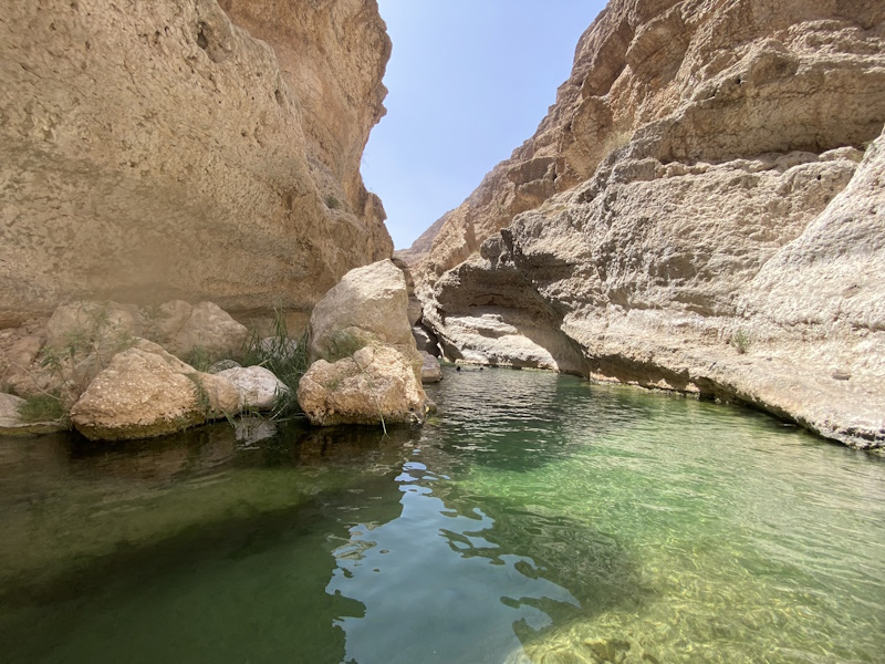 Wadi Shab zwemmen