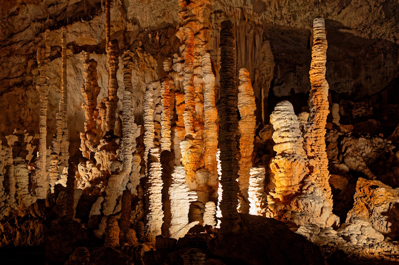 Aven Orgnac grotten in Ardèche