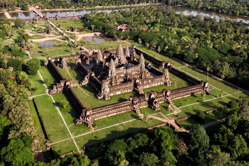 Angkor Wat ruïnestad in Cambodja
