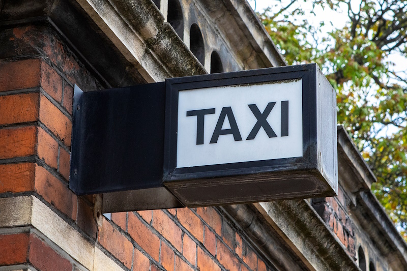 Londen taxi bord