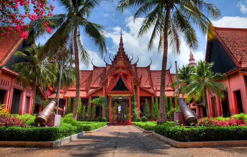 Phnom Penh Nationaal Museum Cambodja