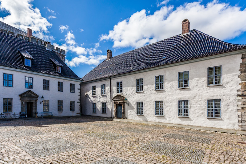 Binnenplaats Bergenhus Fort Bergen