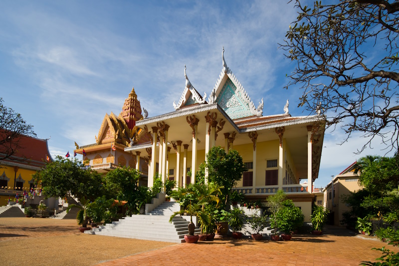 Wat Ounalom tempel in Phnom Penh