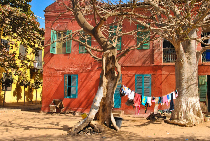 Goree slaveneiland in Senegal