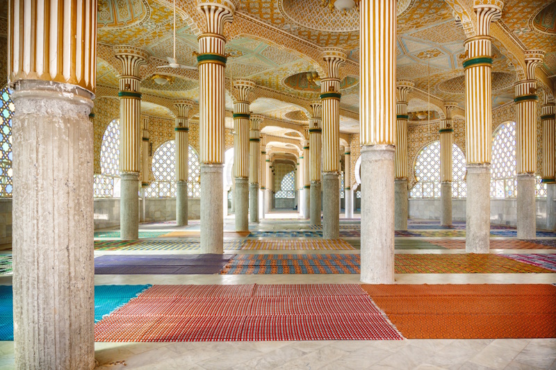 Interieur Touba Moskee Senegal