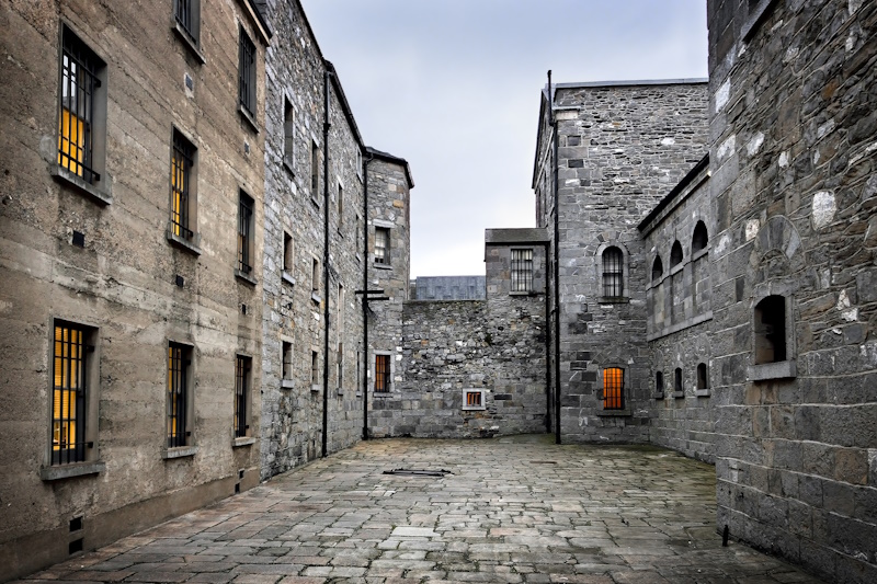 Oude gevangenis in Dublin
