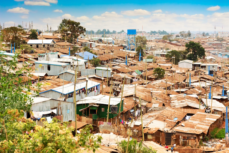 Nairobi Kibera sloppenwijk