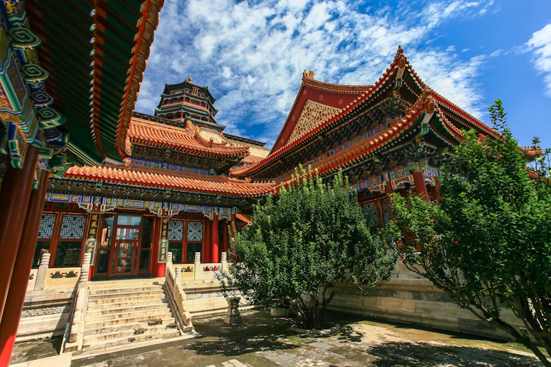 Peking zomerpaleis paviljoen