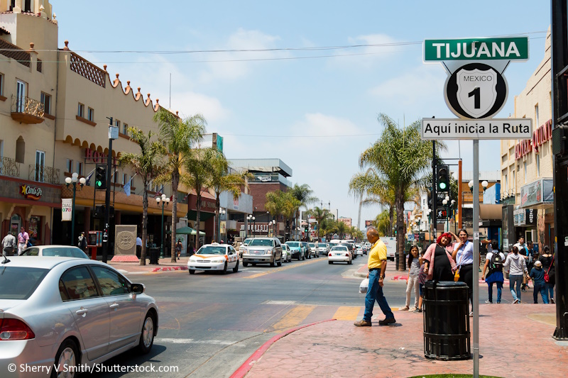 Tijuana hoofdstraat