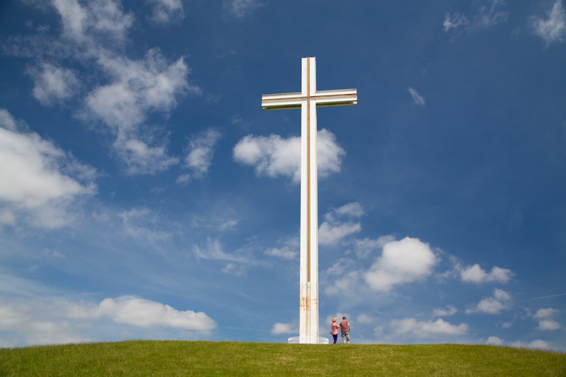Pauselijk kruis in Phoenix Park in Dublin