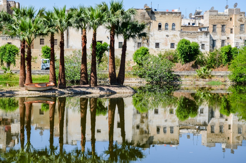 Bou Jeloud-tuinen in Fez