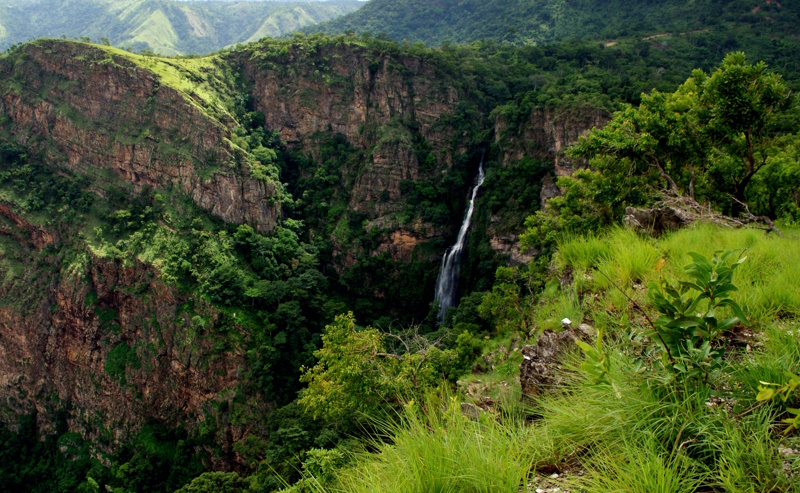 Wli-watervallen in Ghana