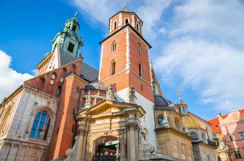 Toren Wawelkerk in Krakau