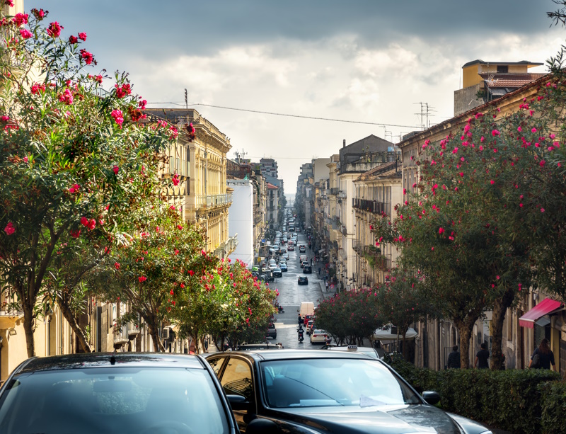 Catania straat