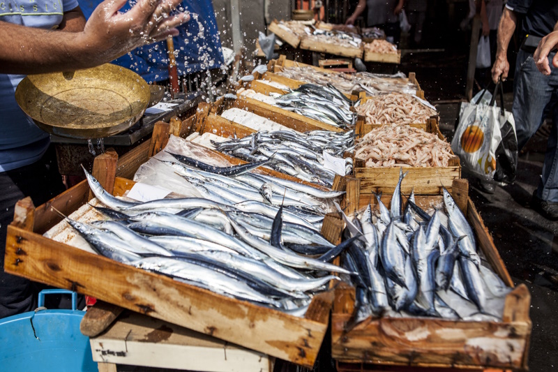 Catania vismarkt