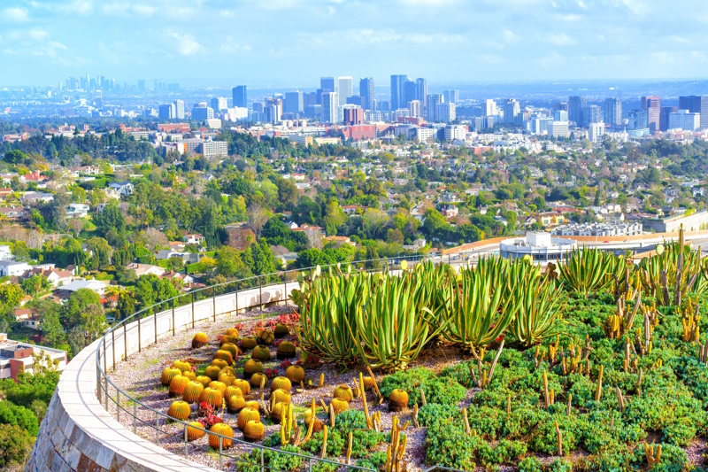 Los Angeles The Getty Center uitzicht