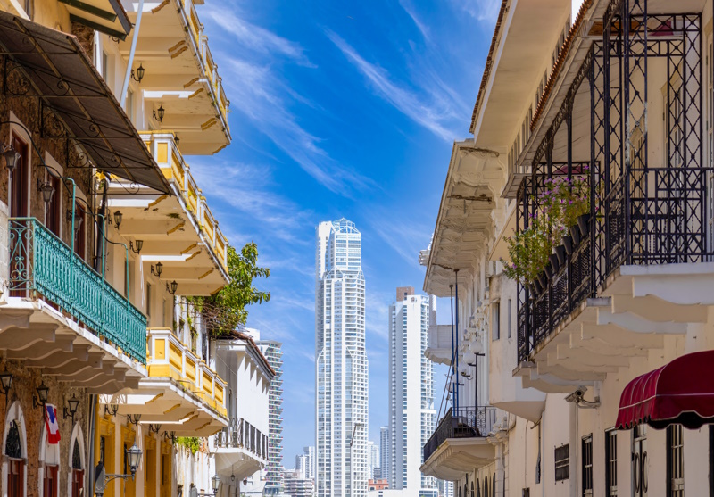 Casco Viejo in Panama-Stad