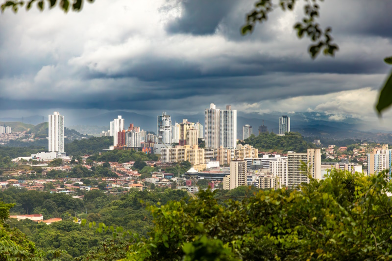 Uitzicht park in Panama-Stad