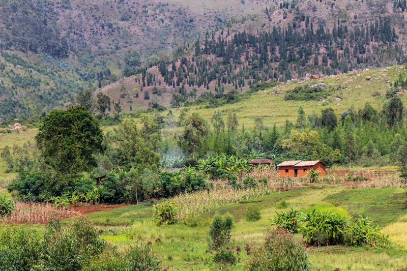 Burundi overnachten platteland