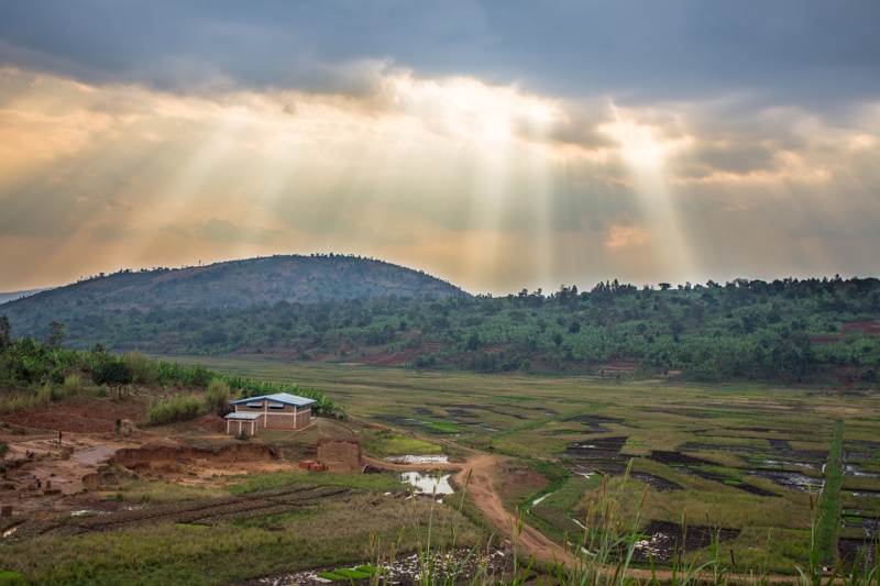 Burundi reizen landschap