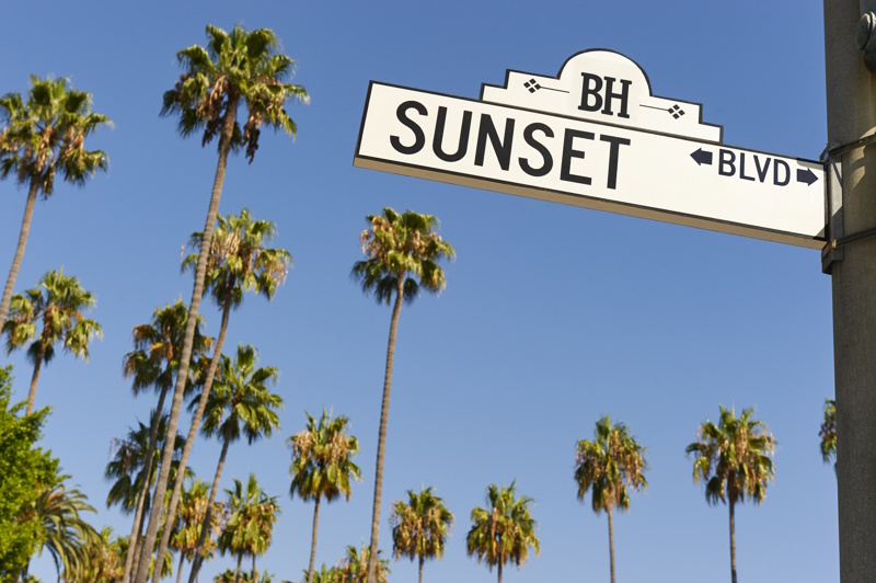 Los Angeles Sunset Boulevard