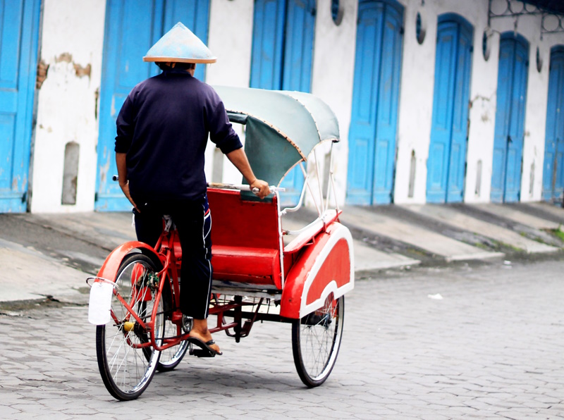 Medan fietstaxi