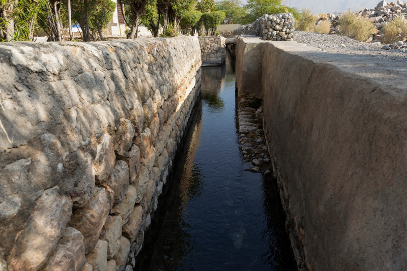 Falaj Daris irrigatiekanaal in Nizwa