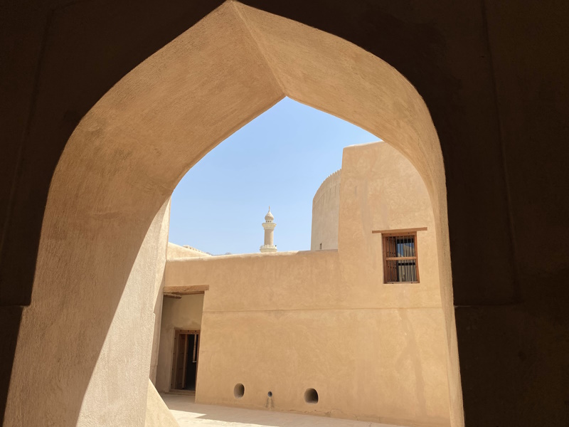 Nizwa fort binnenplaats