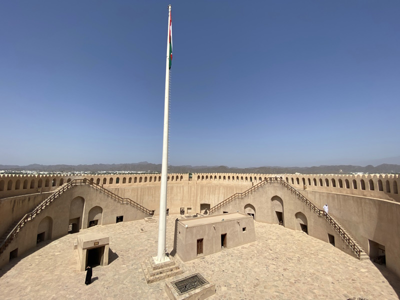 Nizwa fort uitzicht