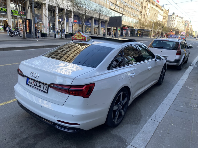 Belgrado foute taxi