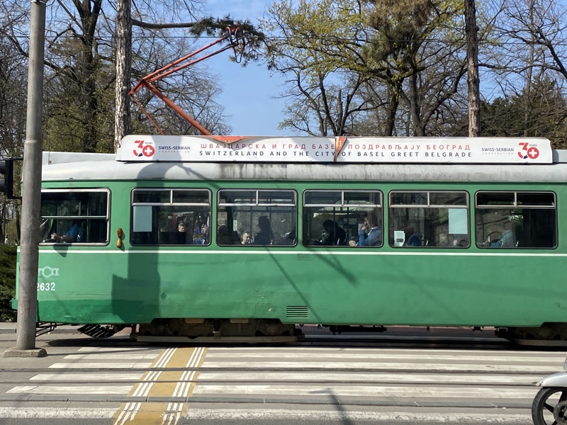 Openbaar vervoer tram Belgrado