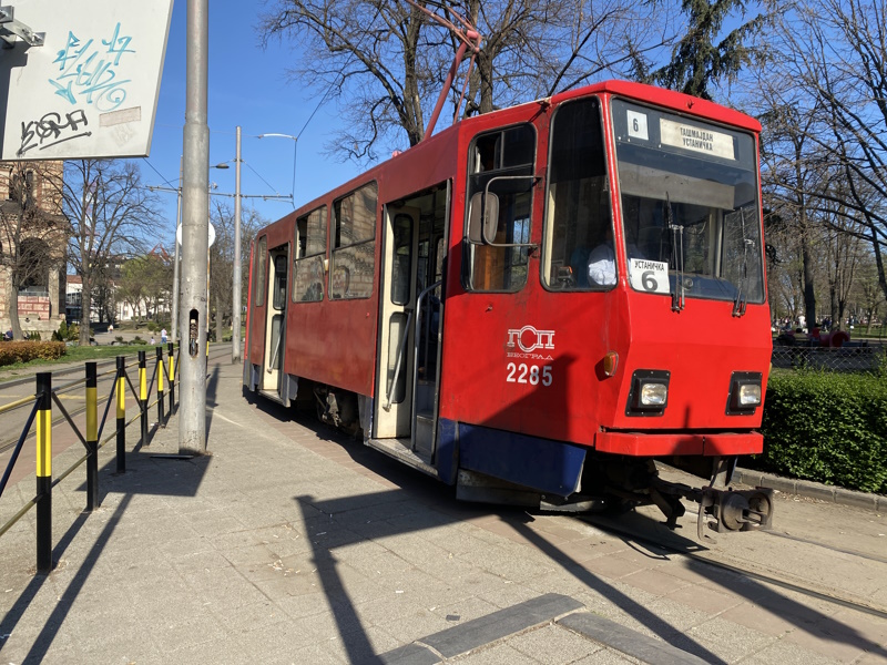 Belgrado oude tram