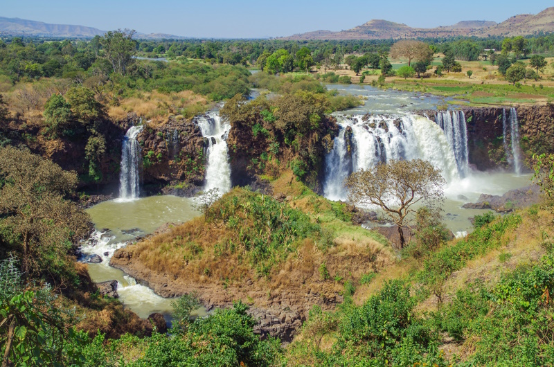 Hoogste watervallen Ethiopië