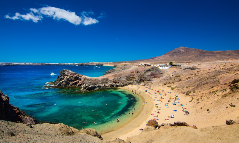 Papagayo strand in Lanzarote