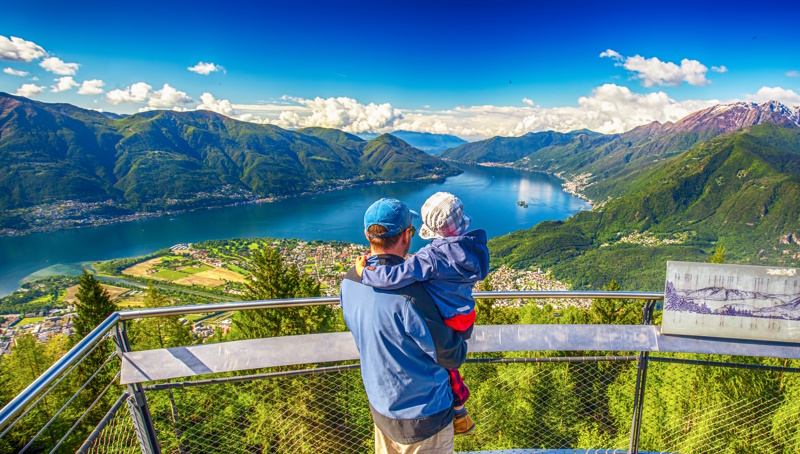 Cardada berg bij Locarno