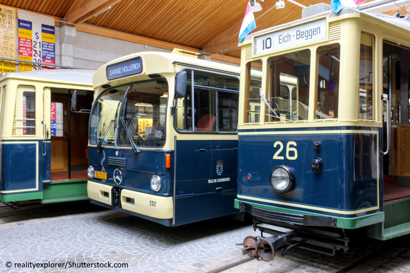 Tram Museum voor kinderen Luxemburg-Stad