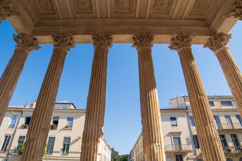 Romeinse tempel in Nimes