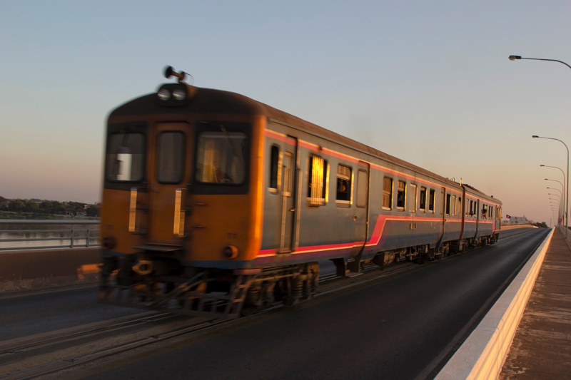 Trein van Thailand naar Laos