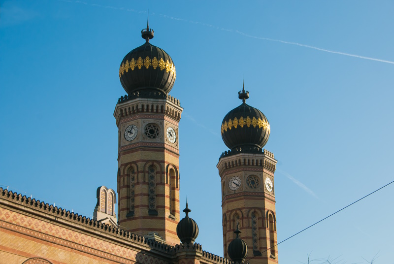 Torentjes Grote Synagoge Boedapest