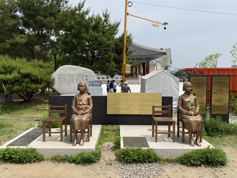 DMZ Korea sculptuur