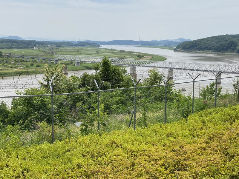 DMZ Korea spoorwegbrug