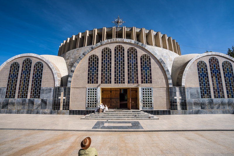 Kerk in Aksum Ethiopië