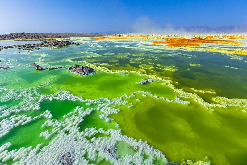 Danakil Depression in Ethiopië